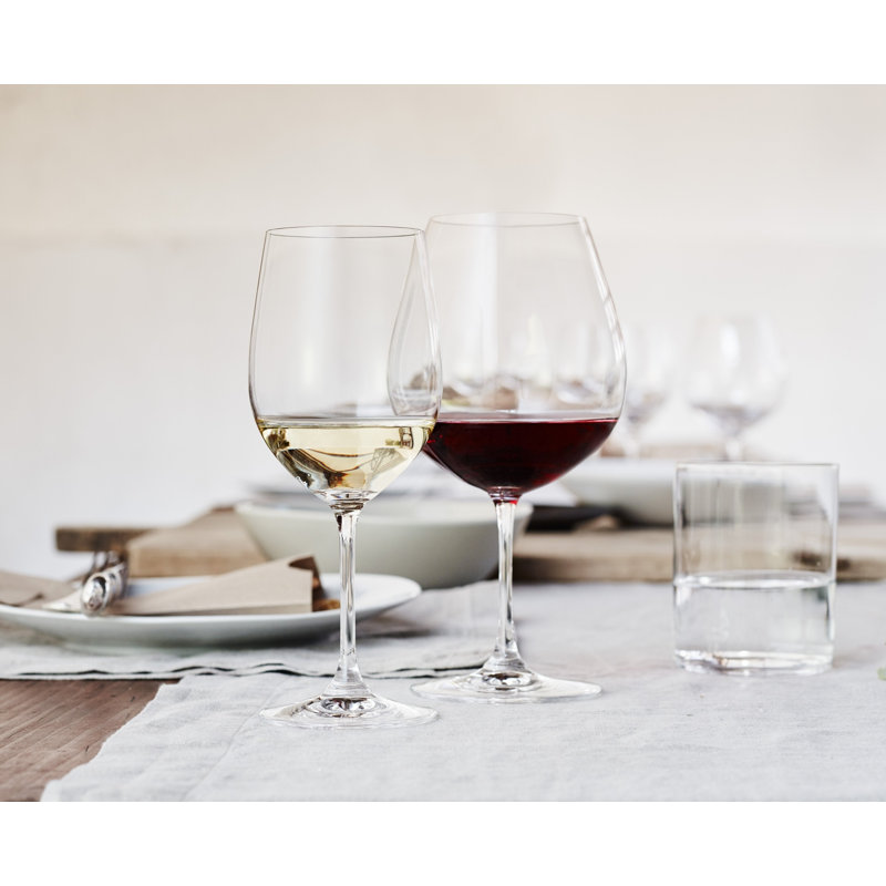 Riedel Vinum 12 oz Clear Crystal Chardonnay Wine Glasses, Set of 2