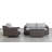 Menkar Wicker Fully Assembled 3 - Person Seating Group with Cushions
