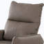 Fauteuil inclinable et pivotant en similicuir Idal-12238267