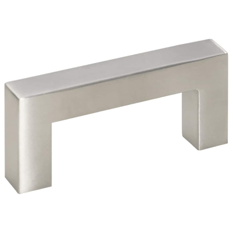 Metro Lane Cabinet Handles 10 Pcs Black 64 Mm Stainless Steel, Silver, 64mm