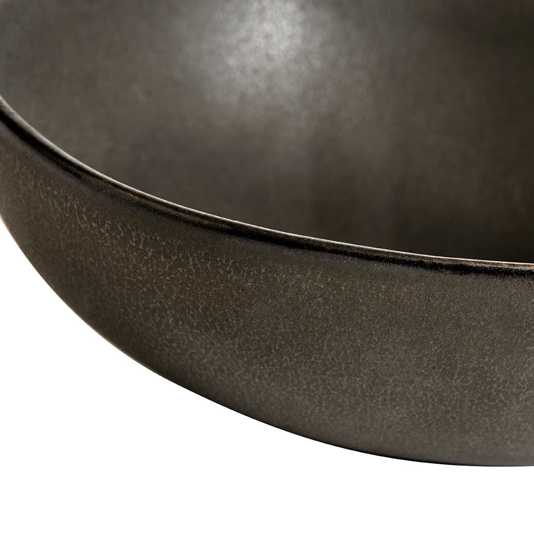 Ceramic Dining Bowl, Coffee