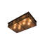 Plafonnier encastré 8 lumières 35 po