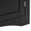 Armoire de buffet, armoire de coin, armoire de coin de plancher de salle de bain avec portes et tablettes, cuisine, salon, armoire de rangement autoportante pour salle de bain