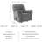 Holmer 42" W Oversized Rocker Recliner