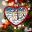 3.5'' Glass Holiday Shaped Ornament