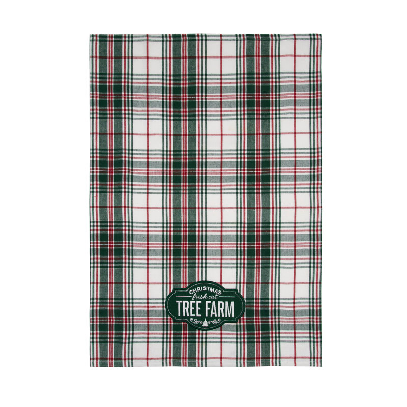 Christmas Tree Farm Dishtowel