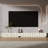 118.1" Cream Multi-Combination TV Stand with 5 Drawers, Wave-Pattern Frame