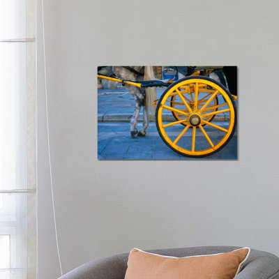 The Yellow Wheel, Seville, Spain by Jim Nilsen - Wrapped Canvas Gallery-Wrapped Canvas Giclée