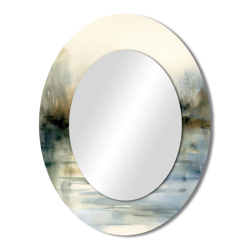Miroir Makris - animaux en métal, 43 po x 33 po