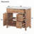Wood Bathroom Vanity with Solid Wood Frame