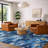 Premium Machine Washable Dream Shag ADS62 Abstract Rug-661643473
