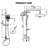 Cascade 10" Solid Brass Exposed Round Shower Combo Set With Pressured Balanced Valve-95862518