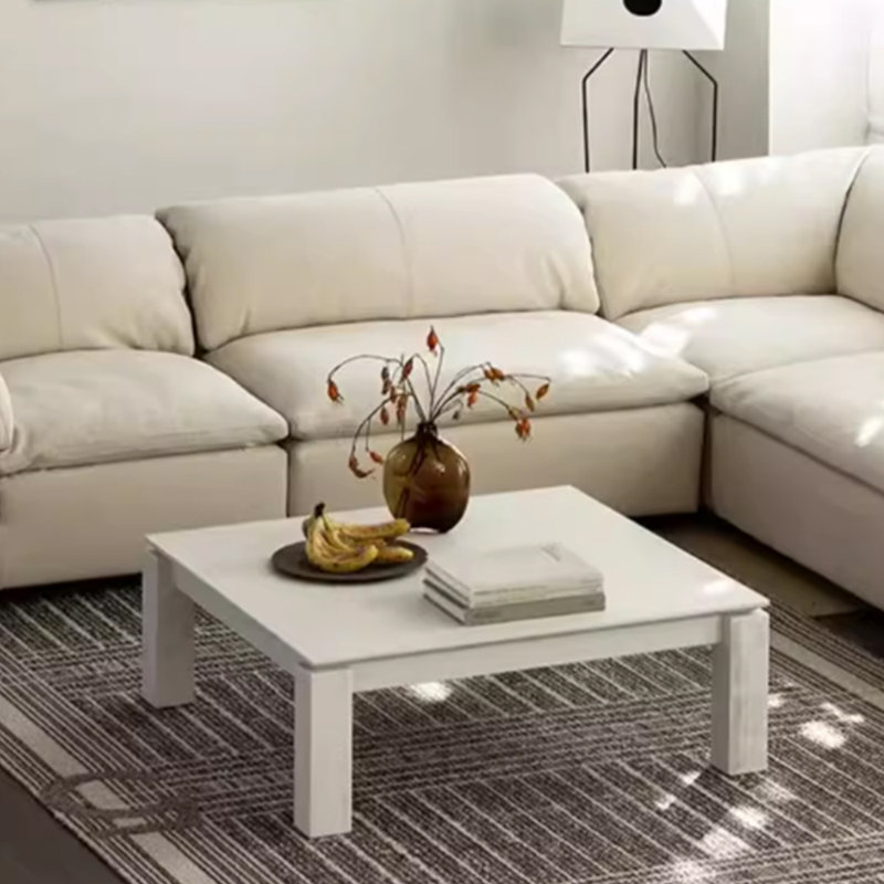 Simple design sense solid wood coffee table