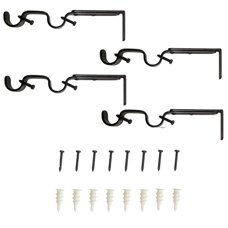 Accessoire de quincaillerie de rideau 9,06 po, Bronze huilé