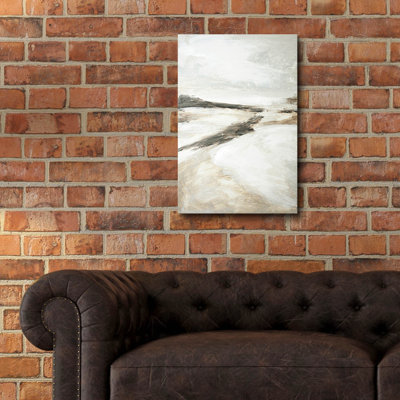 Art mural en verre épique «Effortless no. 1» par LNS Design, 16 po x 24 po