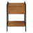 Azalea Park Walnut Wood 1 Drawer Side Table
