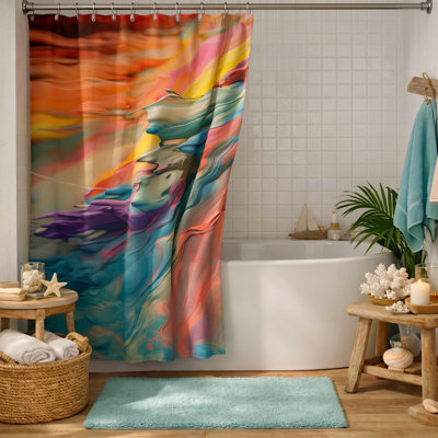 Abstract Shower Curtain