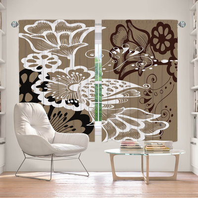 Delaughter Room Darkening Curtains / Drapes Pair