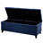 Navy Seat With Interior Storage Compartment Bench Upholstery - Accent Piece-1825503044