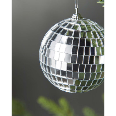 8cm Glass Bauble