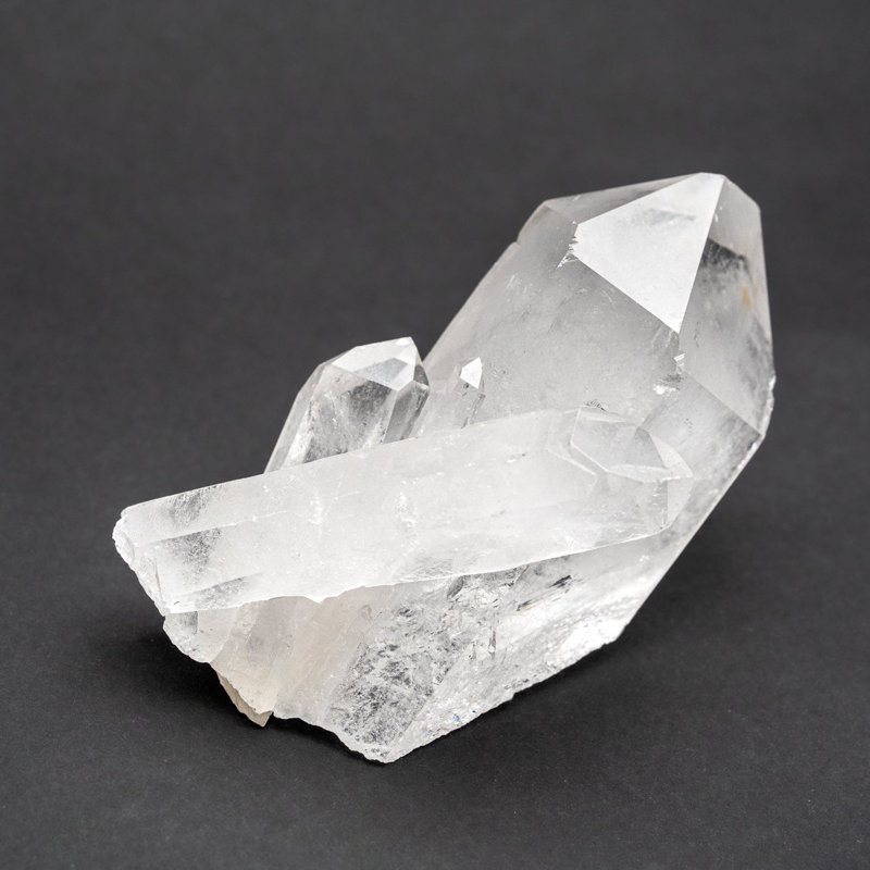 Genuine Clear Quartz Crystal Cluster From Brazil (388.6 Grams)