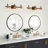 3 - Light Dimmable Brass Armed Sconce