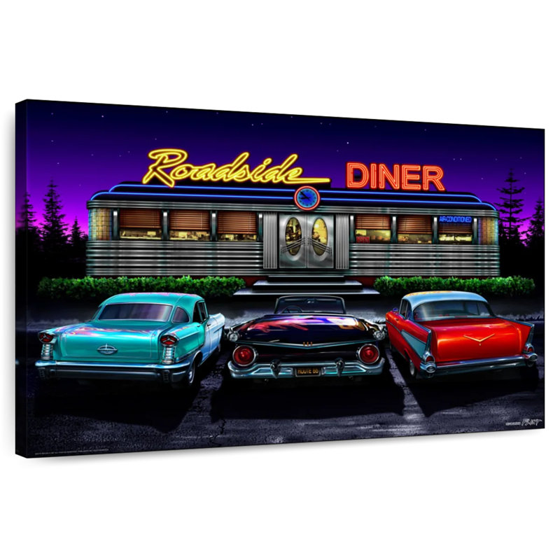 Mehar Roadside Diner, H 32 po x l 48 po