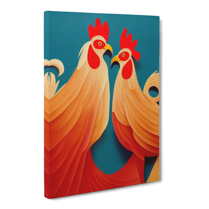Cavaillon Rooster Vol.2 - Wrapped Canvas, 60cm H x 40cm W x 3cm D