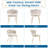 Elegant Tufted Velvet Curved Weaved Back with Metal Legs Side Dining Chair Set-1714187229-1714187232