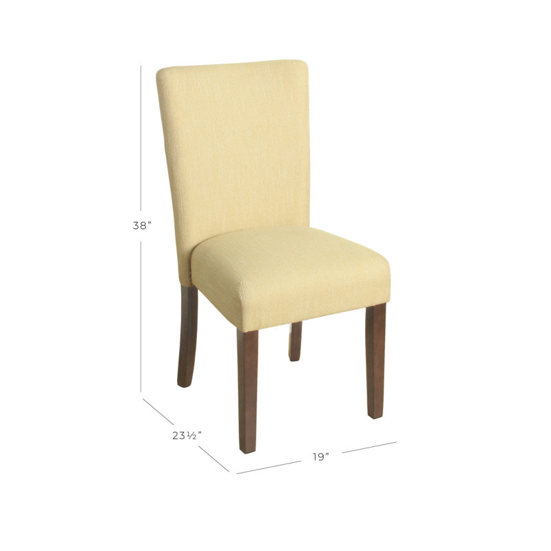 Chaise de salle à manger Parson rembourrée Carista, Marguerite Glenbrier