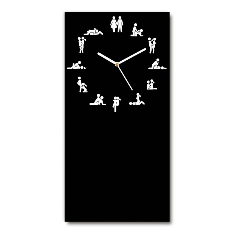 Jefferie Glass Wall Clock, White