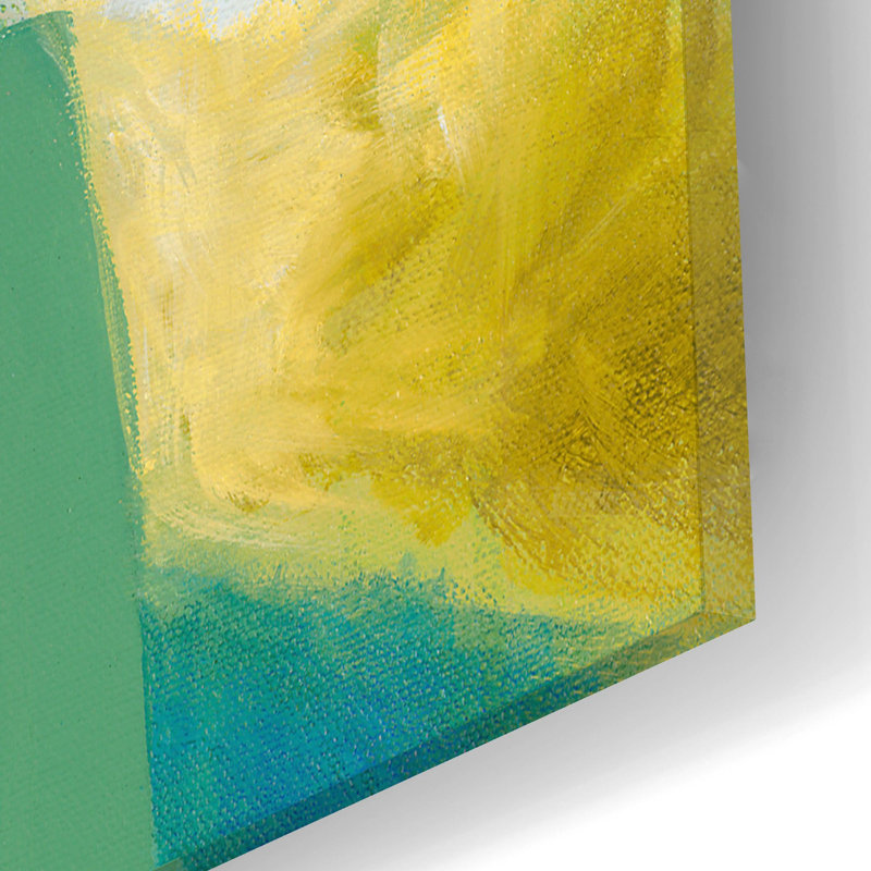 «Alpine No. 1» par Jan Weiss, art mural en verre acrylique, H 12 po x l 12 po x P 0,13 po