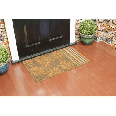 Foweler Thin Double Picture Frame Heavy-Duty Coir Outdoor Door Mat Winston Porter Mat Size: 24 W x 57 L