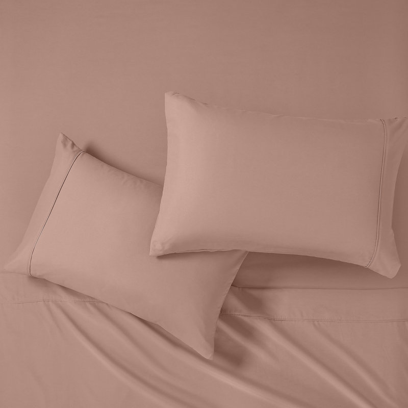 Modern Threads  Silky Soft Microfiber Wrinkle Free Sheets Luxurious Microfiber Bed Sheets, Pink