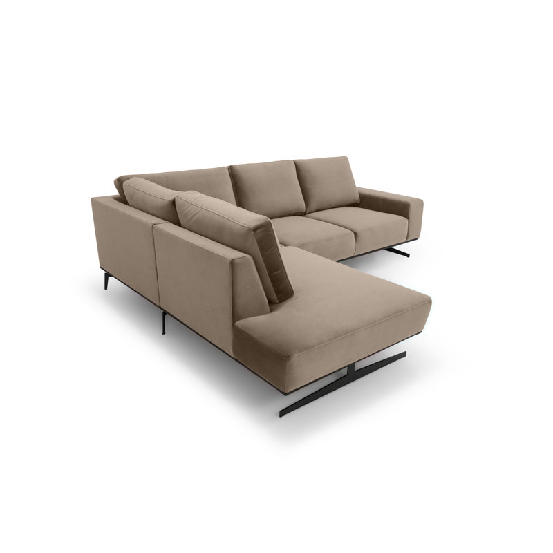 5 Seater Corner Sofa, Beige