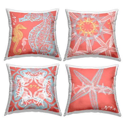 Polyester Throw Square Pillow Cover & Insert