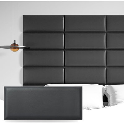 12-Pack Padded Upholstered Headboard Panels For Queen And Full-Size Beds