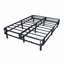 Structure de lit en fer plat 14 po avec housse Andrew, aucun sommier nécessaire-1773039100