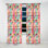 Popart Candyland Blocks I - Rideau à rayures - Rideau rayé obscurcissant - 1 panneaux