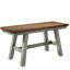 Ensemble de table de salle à manger en bois 6 pièces avec banc long et 4 chaises-634241098