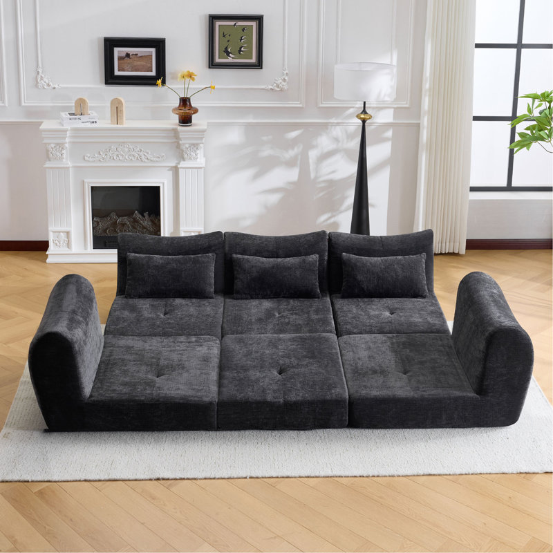 Canapé modulaire Cloud, canapé-lit pliant convertible, canapé modulaire rembourré - parfait pour le salon, la chambre à coucher et l'espace de divertissement