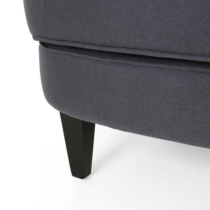 Fauteuil club avec repose-pieds