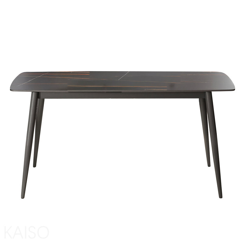 Table de salle à manger 62,99 po, Noir