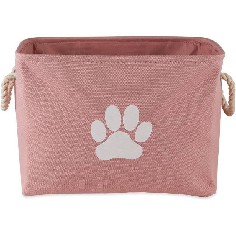 Corbeille pliable pour animaux Pet Storage, Rose