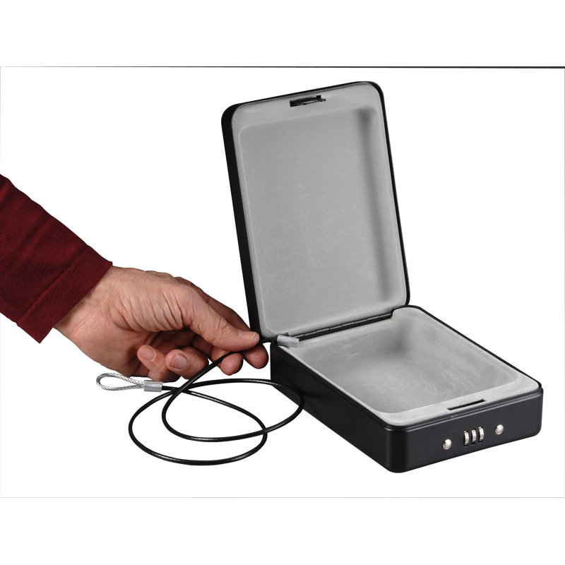 SentrySafe 0,05 pieds cubes Pi. Coffre-fort de sécurité portable avec cadran, Noir