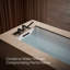Parallel Single Handle Deck Mount Bath Faucet with Handshower-1413537738