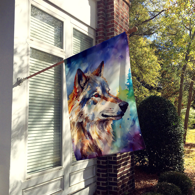 Drapeau Wolves Wolf House