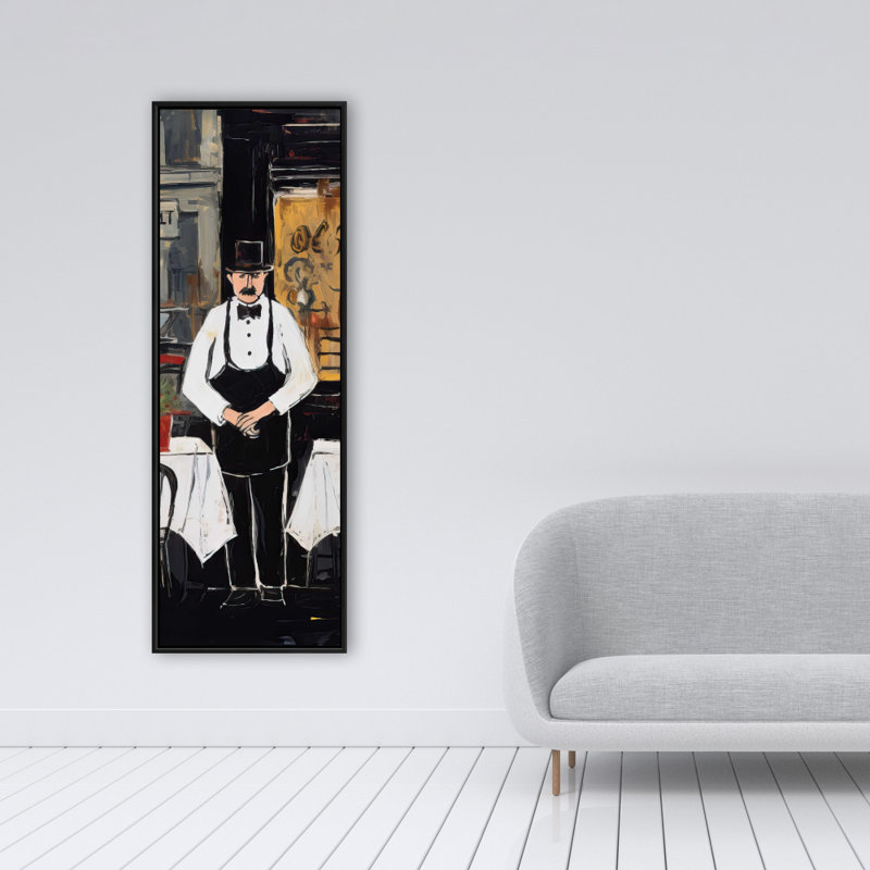 The Cabaret White Building Kitchen Canvas | Home Decor Artwork