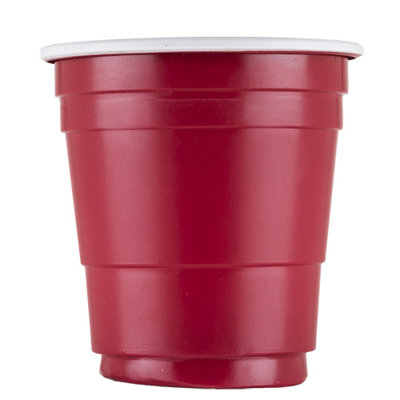 True Set of 20 Red Shot Glasses