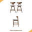 Tabouret de comptoir (ensemble de 2)